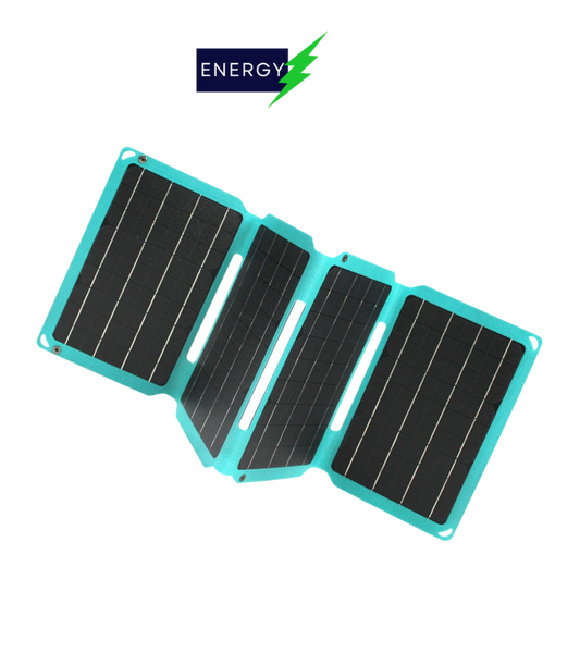 Solar Panel  14W-21W-28W Portable USB Charger - Energy Saver Uk