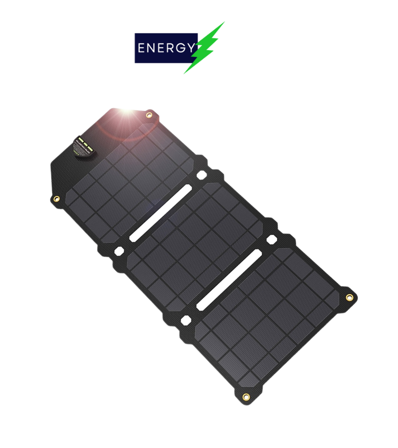 Solar Panel 21W Portable Foldable - Energy Saver Uk