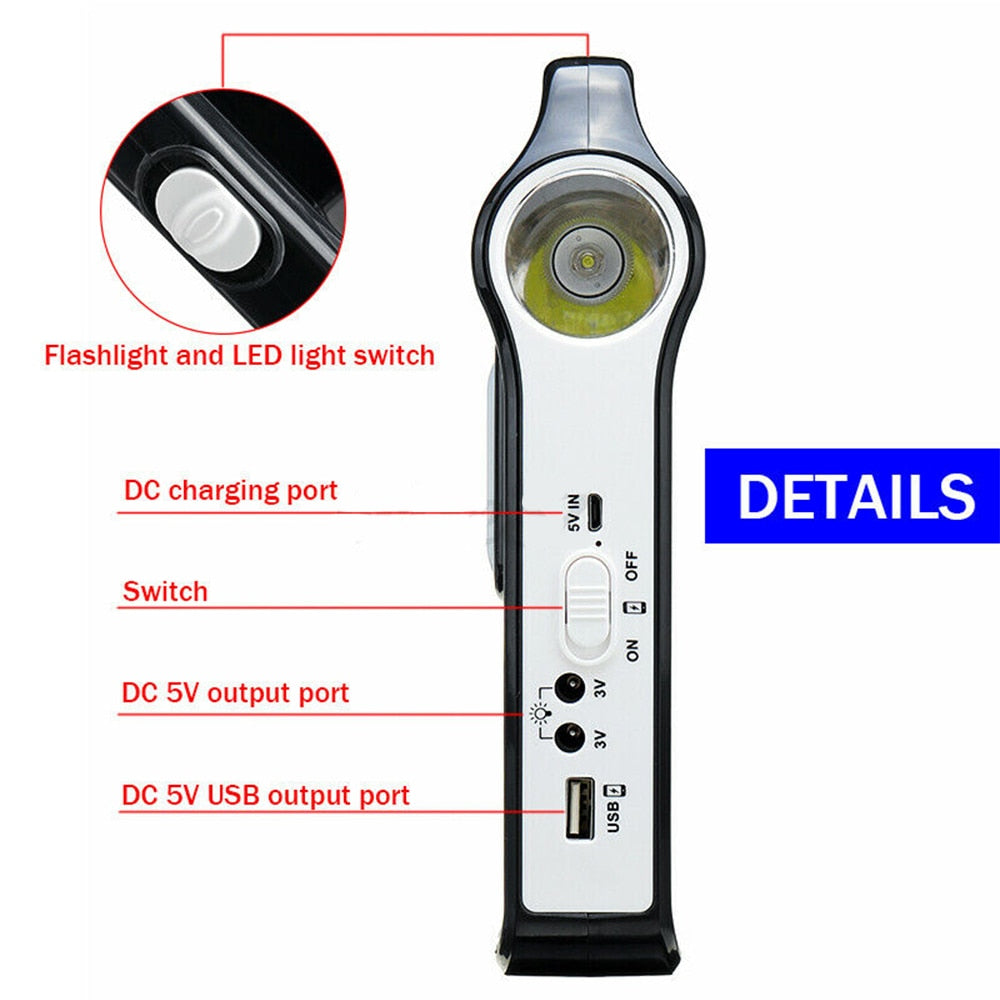 Solar Power Bank USB Rechargeable - Energy Saver Uk