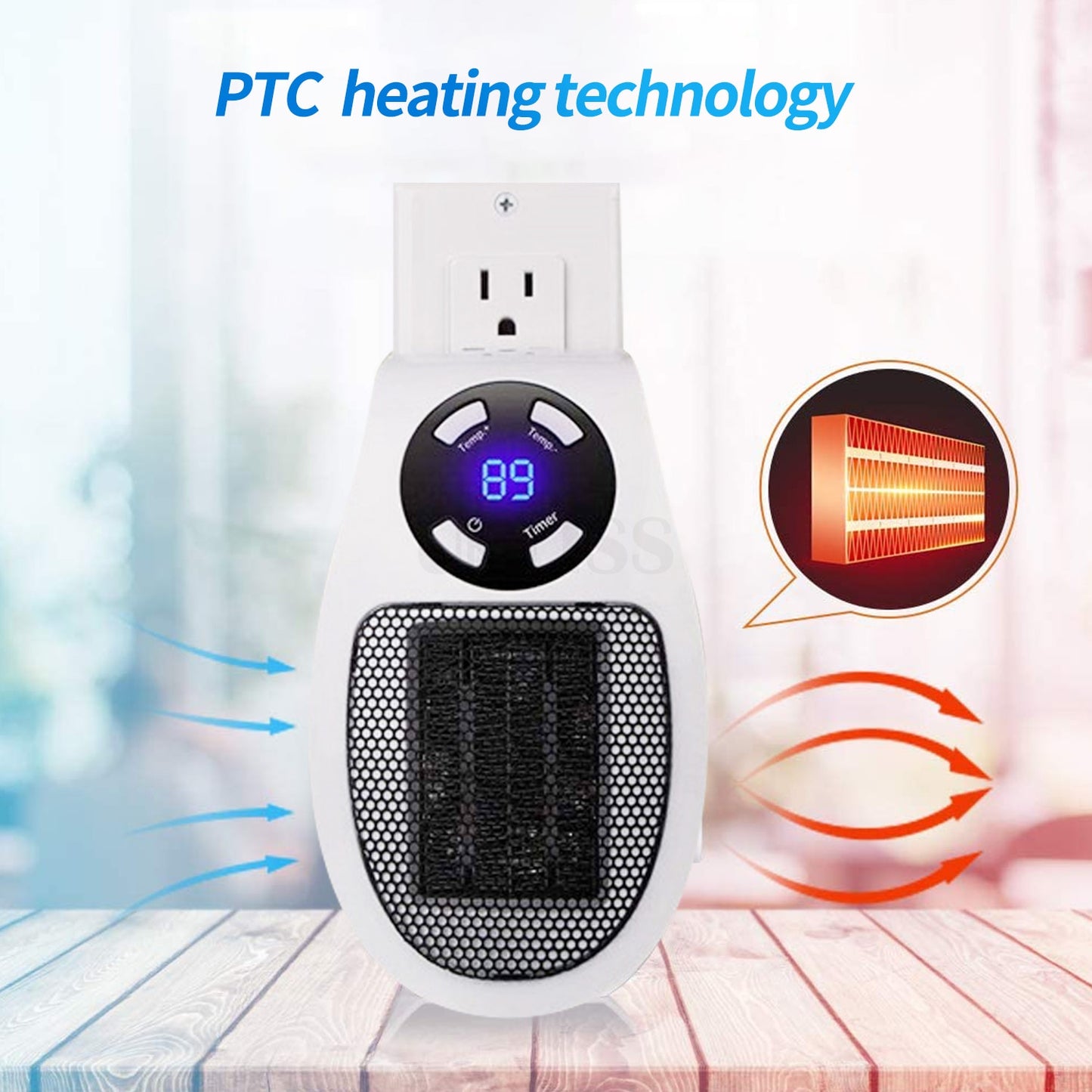 Electric Fan - Mini Heater - Energy Saver Uk