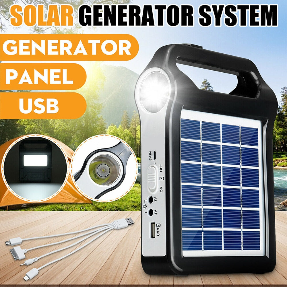 Solar Power Bank USB Rechargeable - Energy Saver Uk