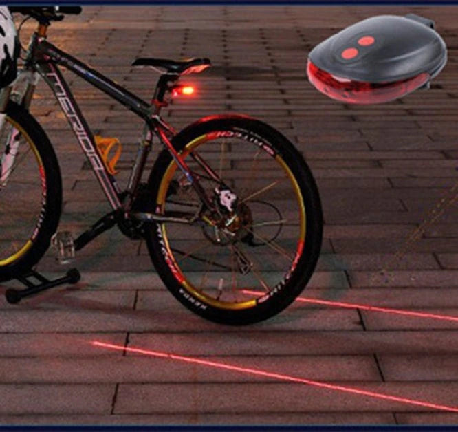 Bike Lights - 2 Laser Signals -  50% OFF!   -    !!BIG SALE!! - Energy Saver Uk