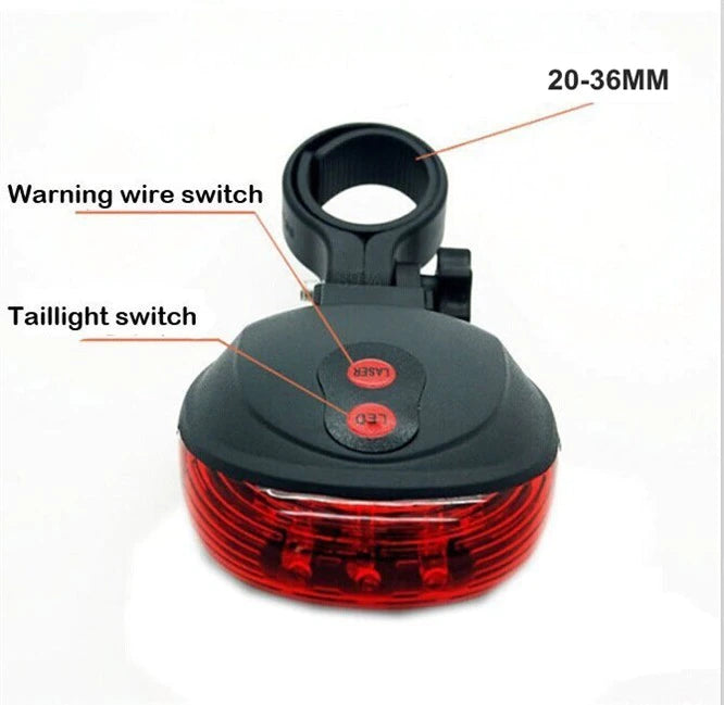 Bike Lights - 2 Laser Signals -  50% OFF!   -    !!BIG SALE!! - Energy Saver Uk