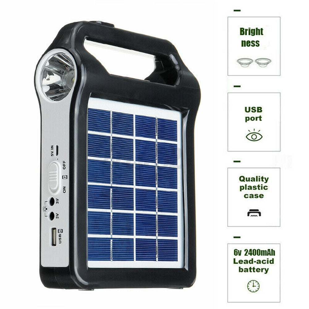 Solar Power Bank USB Rechargeable - Energy Saver Uk