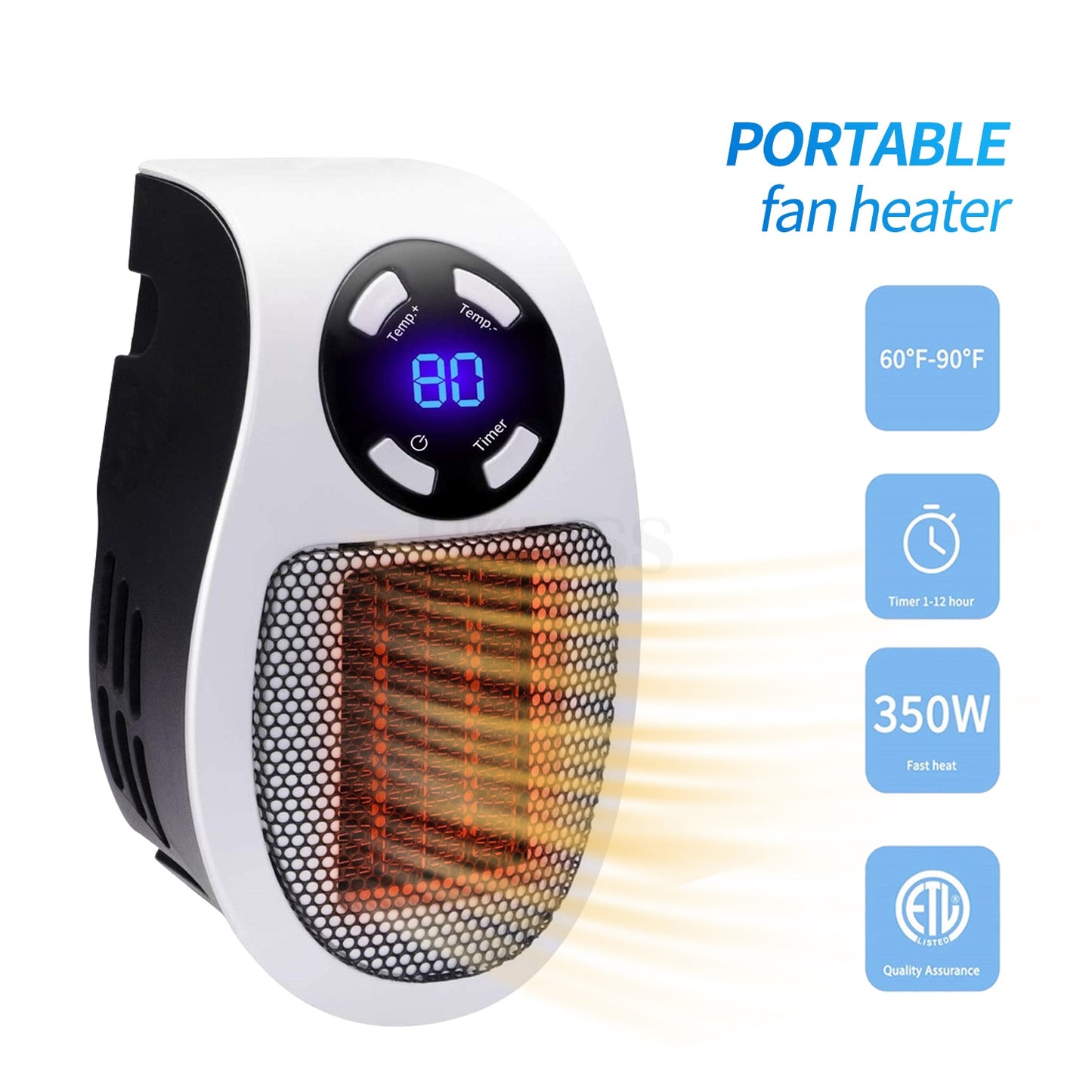 Electric Fan - Mini Heater - Energy Saver Uk