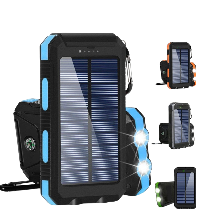 Solar Power Bank - USB 80000mAh - Energy Saver Uk