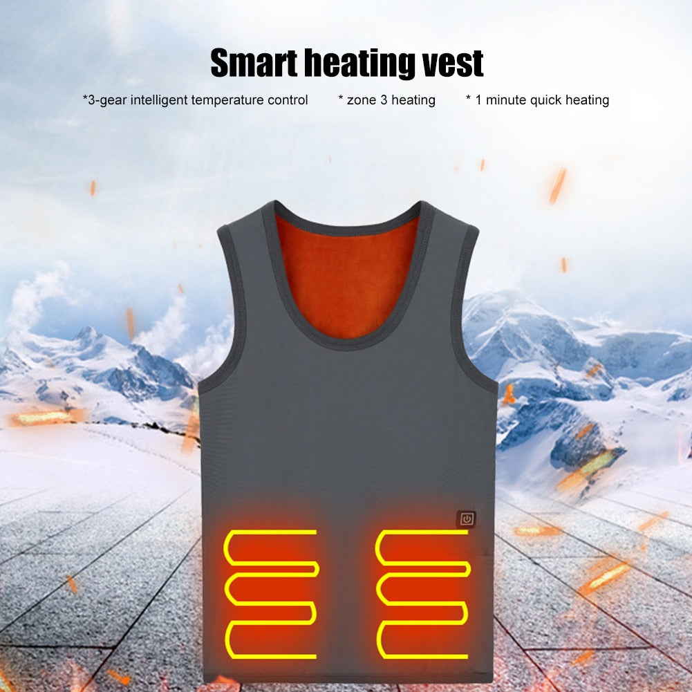 USB Heating Vest - Unisex - Energy Saver Uk