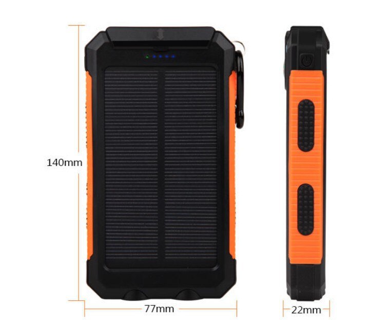 Solar Power Bank - USB 80000mAh - Energy Saver Uk