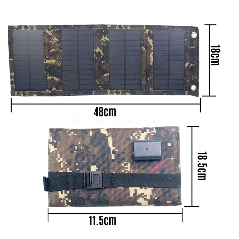 Solar Panel 20W USB Foldable - Energy Saver Uk