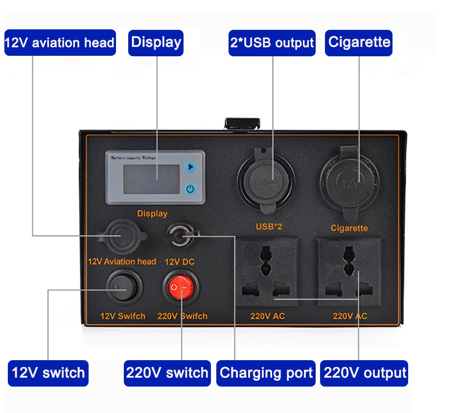 AC 220V Power Station 350W-500W - Energy Saver Uk