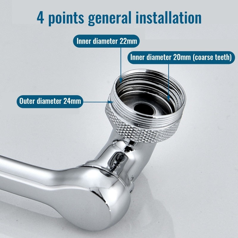 Tap Extender Universal 1080° Rotation - Energy Saver Uk