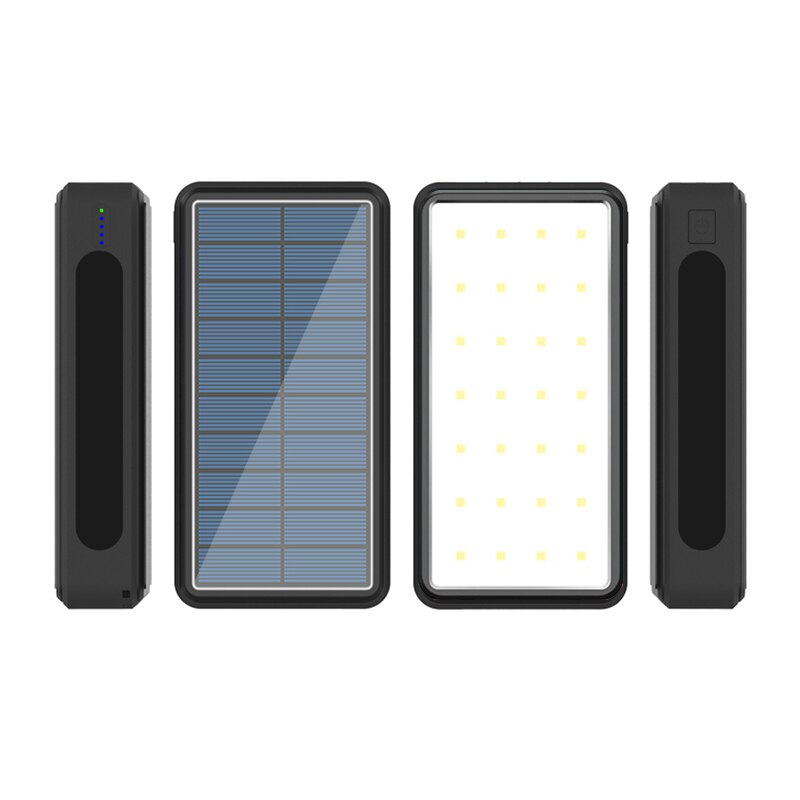 Qi Wireless Solar Powerbank-80000mAh-4USB Ports - Energy Saver Uk